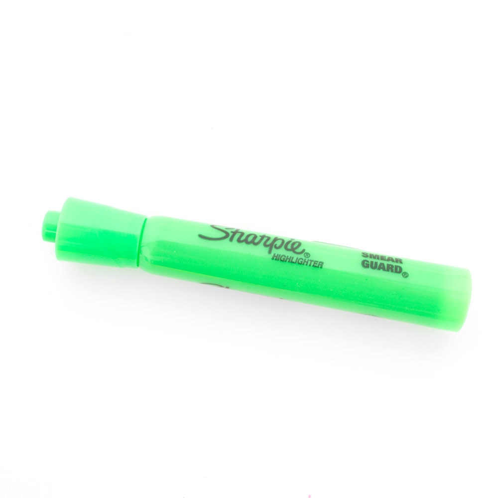 Sharpie, Highlighters, Art & School, Chisel tip, Tank, 49738, Green